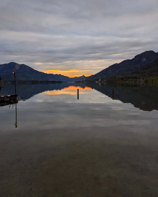 Unser erster Urlaubstag heute verlief ganz ruhig. Erstmal ankommen, langsam runterfahren, erste Einkäufe erledigen, durch den Ort spazieren und schauen was sich seit dem letzten Mal verändert hat, am Wasser sitzen und natürlich zum Tagesausklang den Sonnenuntergang genießen. Einfach nur dasitzen und sein.

Inzwischen fahren wir tatsächlich bereits seit 2006 regelmäßig hierher und wir lieben es wie am ersten Tag. Gefühlt unsere zweite Heimat.
Letztes Jahr mussten wir wegen meines damaligen Bandscheibenvorfalls leider ausfallen lassen. Umso mehr genießen wir es nun wieder hier sein zu dürfen.🥰

#urlaub #auszeit #strobl #wolfgangsee #salzkammergut#zeitzuzweit #diekleinendinge #dankbar  #beautiful #draußen#glücksmomente #achtsamkeit
#laufenmachtglücklich #outdoors #natur #nature #thepowerofnature #naturfotografie #naturephotography #naturelover #love #beautiful   #instagood #view #meinewuseleien