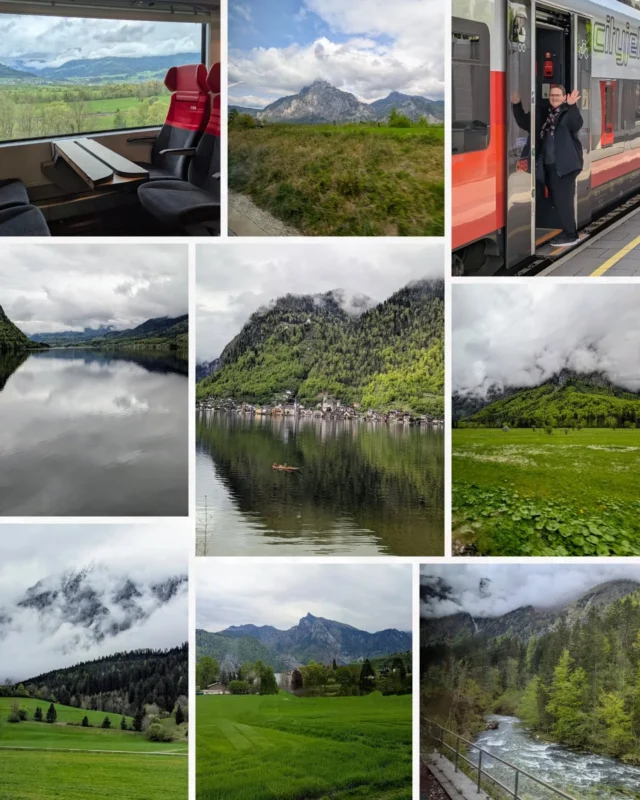 Den heute nochmal etwas kühleren Übergangstag nutzten wir, um vom Zug aus die herrliche Landschaft mal aus etwas anderer Perspektive auf uns wirken zu lassen. 
Es ging mit der Bahn von Ebensee vorbei an Hallstatt, über Altaussee nach Stainach - Irdning in der Steiermark. Auf gleicher Strecke ging es zurück nach Attnang - Puchheim, um von dort aus wieder Ebensee zu erreichen.
Trotz...oder gerade auch wegen...des durchwachsenen Wetters boten sich uns unvergessliche Blicke. Landschaftlich einfach zu jeder Zeit eine wahre Augenweide und wir konnten viele neue Eindrücke sammeln.🥰

Und als wir am Abend wieder zurück in unsere Ferienwohnung kamen, fanden wir auf dem Esstisch einen Teller selbstgebackener Cupcakes unserer lieben Vermieterin vor. Die ganze Wohnung duftete herrlich danach. Was für ein herzerwärmender Abschluss dieses eh schon so schönen Tages.❤️

Mehr Bilder (auch von den Cupcakes und einer liegenden Griechin 🙃 in der Story bzw nachher in den Highlights "Zugfahrt").

#urlaub #auszeit #zugfahrt  #salzkammergut#zeitzuzweit #diekleinendinge #dankbar #beautiful #draußen#glücksmomente #momentensammler #achtsamkeit
#laufenmachtglücklich #outdoors #natur #nature #thepowerofnature #naturfotografie #naturephotography #naturelover #love #beautiful   #instagood #view #meinewuseleien